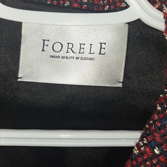 Forele Women's Tweed Blazer & Shorts Set  Size M - Picture 2 of 6